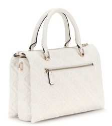 SAC A MAIN GUESS ADELASIA OFF WHITE HWQL95806 www.solene-maroquinerie.fr