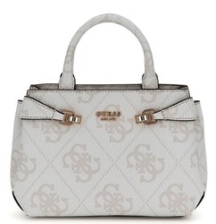 SAC EN BANDOULIERE GUESS LORELEI MINI BONE LOGO OS963976 www.solene-maroquinerie.fr
