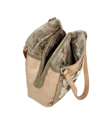 SAC A MAIN 3 COMPARTIMENTS ANEKKE AMAZONIA 36702-192 www.solene-maroquinerie.fr