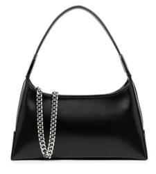 PETIT SAC BAGUETTE LANCASTER SUAVE ACE NOIR 433-30 NOIR www.solene-maroquinerie.fr