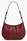 PETIT SAC DEMI LUNE LE TANNEUR JULIETTE EN CUIR GRAIN ROUGE REVOLUTION TJET1050R11 www.solene-maroq