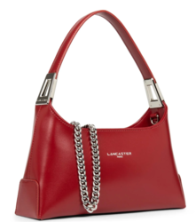 PETIT SAC BAGUETTE LANCASTER SUAVE ACE CARMIN 433-30 CARMIN www.solene-maroquinerie.fr