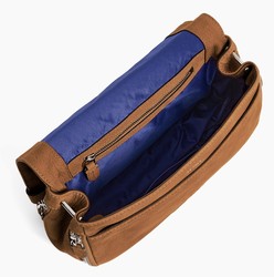 PETIT SAC BANDOULIERE EN CUIR NUBUCK GRAIN LE TANNEUR SIMONE TMON1203G05 www.solene-maroquinerie.fr