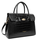 SAC A MAIN LANCASTER EXOTIC LZARD ET CROCO NOIR 524-85 NOIR www.solene-maroquinerie.fr