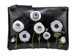 PORTE MONNAIE FERMETURE ZIP WHITE POPPY VENDULA LONDON C27491691 www.solene-maroquinerie.fr