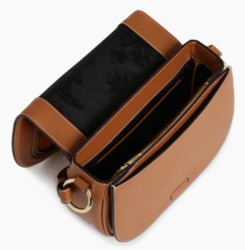 SAC BANDOULIRE MOYEN MODLE LE TANNEUR ELLA EN CUIR GRAIN ET SUEDE MARRON TAN TNGI1211G05 www.sole