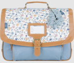 CARTABLE TANN&#039;S 38CM CANDICE BLEU TANN&#039;S X CYRILLUS www.solene-maroquinerie.fr