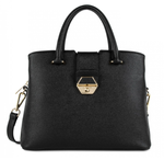 SAC CABAS MAIN LANCASTER DELPHINO NOIR 527-56 NOIR www.solene-maroquinerie.fr