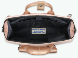 SAC ORDINATEUR CABAIA MESSENGER QUERETARO www.solene-maroquinerie.fr