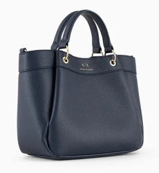 SAC A MAIN ARMANI EXCHANGE BLEU 942911 CC783 21536 www.solene-maroquinerie.fr