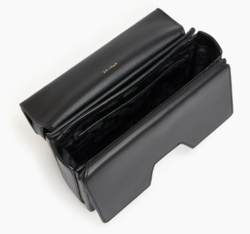 PETIT SAC LE TANNEUR NAYA EN CUIR LIEGE NOIR TNAY1200N01 www.solene-maroquinerie.fr