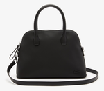Sac bugatti femme Lacoste avec bandoulire amovible noir NF4081DB 000 www.solene-maroquinerie.fr