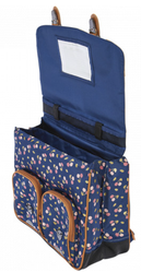 CARTABLE TANN'S ALEXA BLEU 41CM 41242 www.solene-maroquinerie.fr