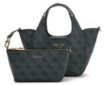 PETIT SAC A MAIN GUESS CALISTA MINI SG733475 COAL LOGO www.solene-maroquinerie.fr