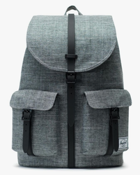 SAC A DOS HERSCHEL DAWSON RAVEN CROSSHATCH GRIS CHIN 10233 00919 www.solene-maroquinerie.fr