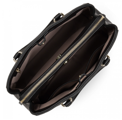 SAC � MAIN ZIPP� LANCASTER DUNE 529-51 NOIR www.solene-maroquinerie.fr