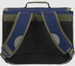 CARTABLE TANN'S MARIUS BLEU 38CM www.solene-maroquinerie.fr