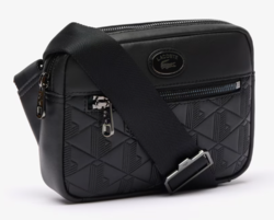 SAC REPORTER MONOGRAMME LACOSTE NH4401MR 000 www.solene-maroquinerie.fr