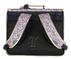 CARTABLE TANN'S ANTONIA BLEU 41CM 41265 www.solene-maroquinerie.fr