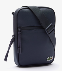 Petite Sacoche Medium zippe LACOSTE LCST croise en petit piqu NH3307LV B88 www.solene-maroquineri