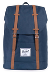 SAC A DOS HERSCHEL RETREAT NAVY BLEU MARINE 10066 00007 www.solene-maroquinerie.fr