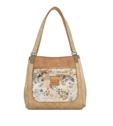 SAC A MAIN 3 COMPARTIMENTS ANEKKE AMAZONIA 36702-192 www.solene-maroquinerie.fr