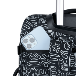 VALISE SOUPLE 2 ROUES CABAIA SOFT SUITCASE 2 WHEELS S AMIENS www.solene-maroquinerie.fr