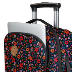 VALISE SOUPLE 2 ROUES CABAIA SOFT SUITCASE 2 WHEELS XS MAUPITI www.solene-maroquinerie.fr