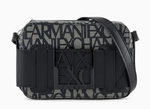 PETIT SAC EN BANDOULIERE ARMANI EXCHANGE NOIR LOGO 9426993F742100850 www.solene-maroquinerie.fr