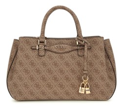 SAC MAIN GUESS KATYA LATTE LOGO SG965206 www.solene-maroquinerie.fr