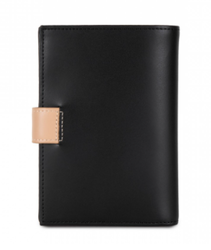 PORTEFEUILLE PORTE CARTES LANCASTER CONSTANCE 137-15 NOIR NUDE VISON www.solene-maroquinerie.fr