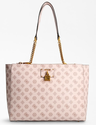 SAC CABAS GUESS CENTRE STAGE ROSE MULTI VB850423 SHELL LOGO www.solene-maroquinerie.fr