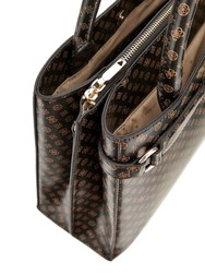 SAC A MAIN GUESS ARLENA LOGO PS933606 MOCHA LOGO www.solene-maroquinerie.fr