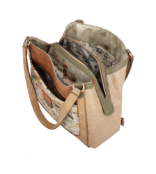 SAC A MAIN 3 COMPARTIMENTS ANEKKE AMAZONIA 36702-192 www.solene-maroquinerie.fr