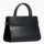 SAC A MAIN MOYEN MODELE LE TANNEUR EMILIE EN CUIR LISSE ET NUBUCK NOIR TEMI16M1N01 www.solene-maroqu
