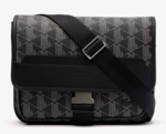 GRAND SAC A RABAT THE BLEND LACOSTE MONOGRAM NOIR GRIS NH4411LX H45 www.solene-maroquinerie.fr