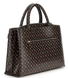 SAC A MAIN GUESS ARLENA LOGO PS933606 MOCHA LOGO www.solene-maroquinerie.fr