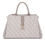 SAC A MAIN GUESS ZAMIRA DARK TAUPE LOGO SG962906 www.solene-maroquinerie.fr