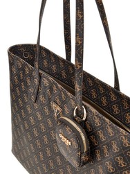 SAC A MAIN GUESS POWER PLAY BROWN LOGO QG900624&#168;www.solene-maroquinerie.fr