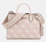 SAC A MAIN GUESS REA LOGO 4G ROSE MULTI HWSG8963060 ROSEWOOD LOGO  www.solene-maroquinerie.fr