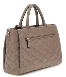 SAC A MAIN GUESS TAMSIN DARK TAUPE QG963206 www.solene-maroquinerie.fr