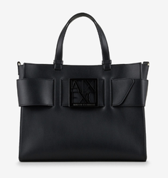 SAC A MAIN ARMANI EXCHANGE NOIR 942689-0A874-00020 www.solene-maroquinerie.fr