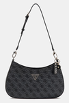 SAC D&#039;PAULE GUESS NOELLE LOGO 4G NOIR BG787918 COAL LOGO www.solene-maroquinerie.fr