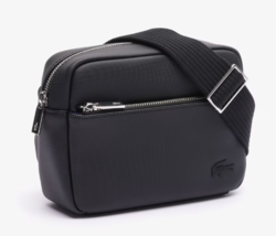 SAC REPORTER LACOSTE MEN'S CLASSIC NOIR NH4427HC 000 www.solene-maroquinerie.fr