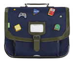 CARTABLE TANN&#039;S SOAN MARINE 38CM 38165 www.solene-maroquinerie.fr