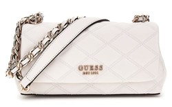 SAC EN BANDOULIERE GUESS TAMSIN OFF WHITE QG963221 www.solene-maroquinerie.fr