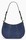 PETIT SAC DEMI LUNE LE TANNEUR JULIETTE EN CUIR SUEDE EFFET DENIM TJET1051Q82 www.solene-maroquineri