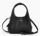 MINI SAC  MAIN LE TANNEUR JULIETTE EN CUIR GRAIN NOIR TJET1030N01 www.solene-maroquinerie.fr