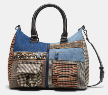 sac en jean patchwork