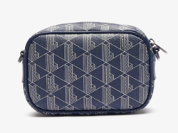 PETIT SAC REPORTER THE BLEND LACOSTE MONO MARINE 166 LAPONIE NH4586BG M83 www.solene-maroquinerie.fr